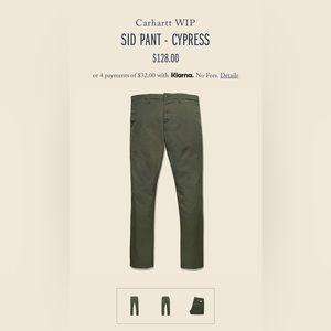 Carharrt WIP - SID Pant